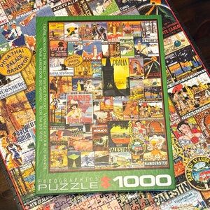 Eurographics 1000-Piece Travel Posters Puzzle